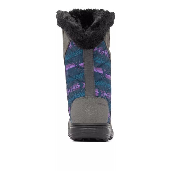Columbia Women's Ice Maiden II Snow Boot Gray Lavender Size 5 Fur Waterproof - Picture 3 of 13